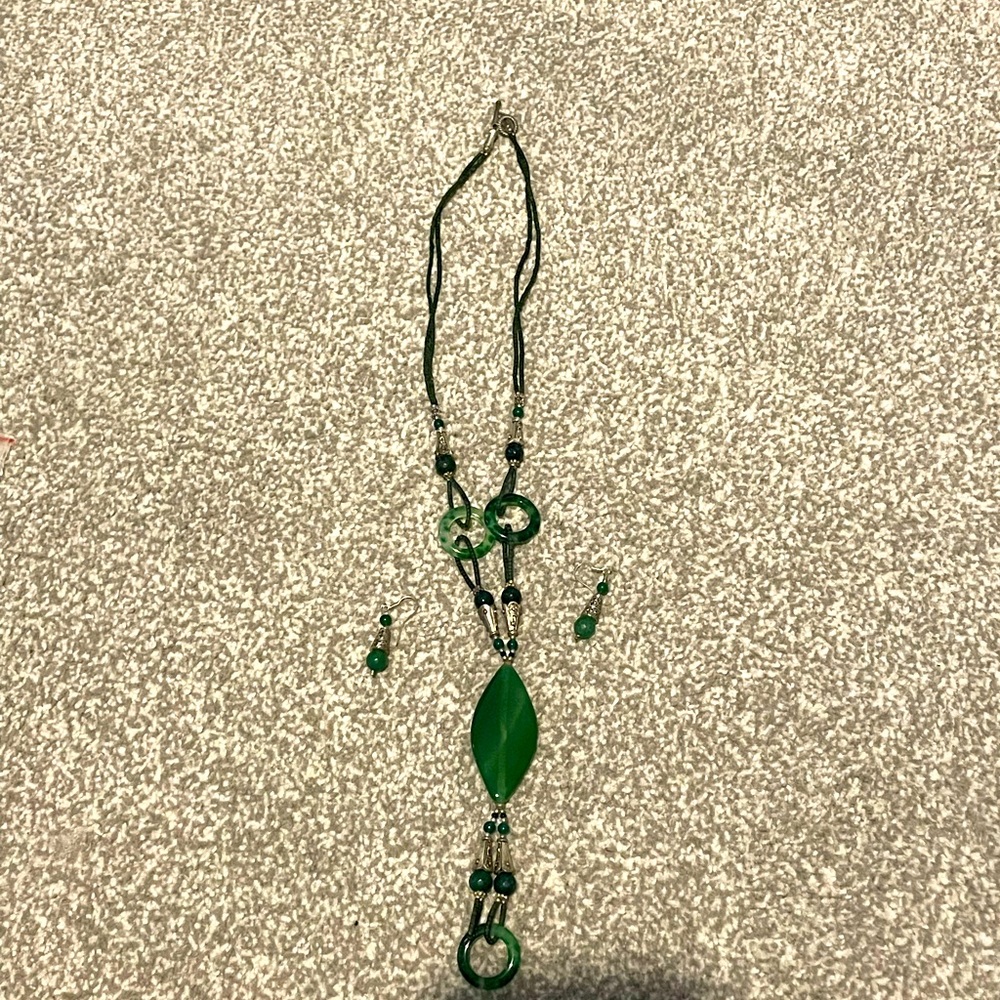 Jade necklace set